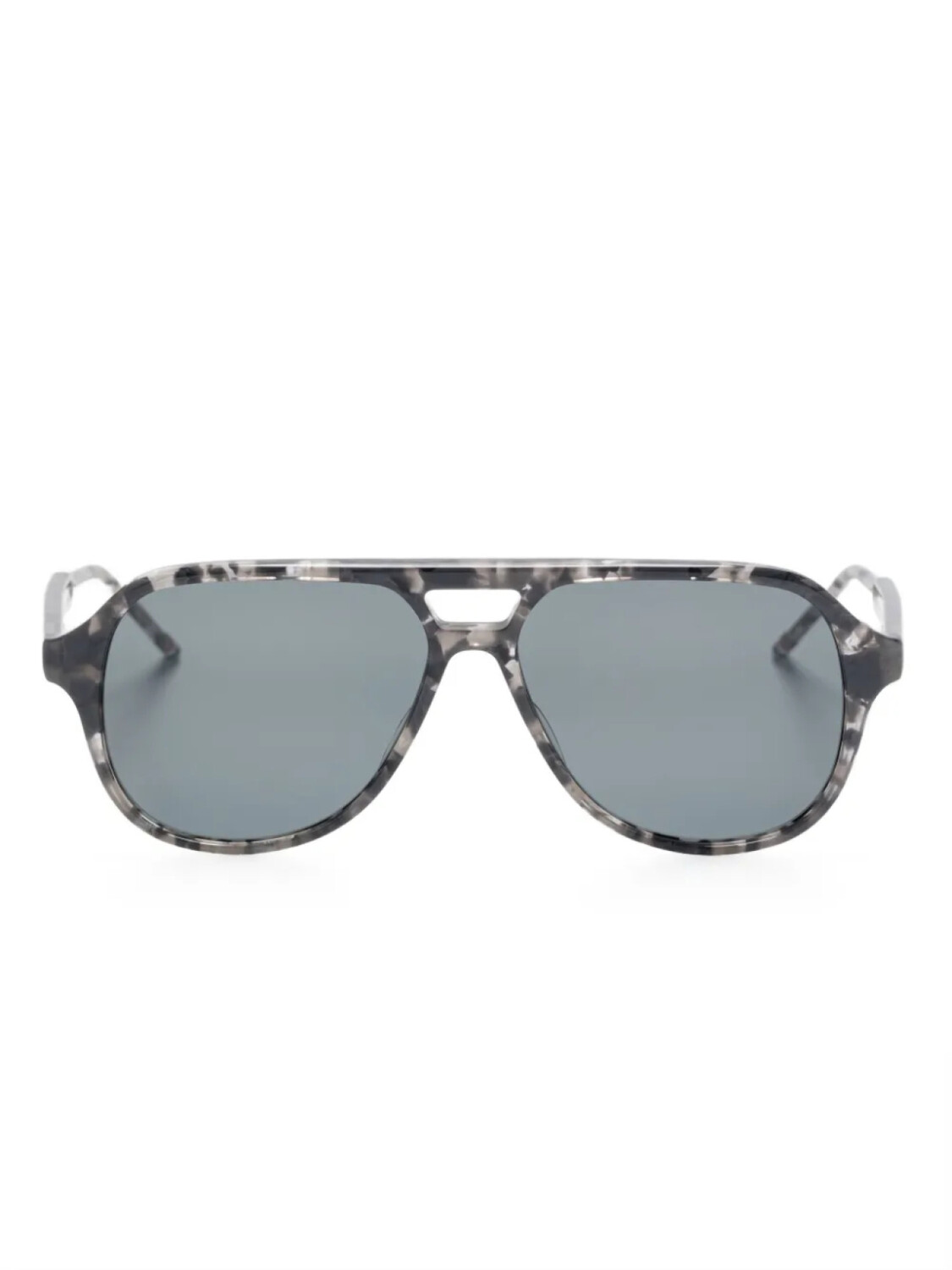 

Thom Browne Eyewear солнцезащитные очки-пилоты, серый