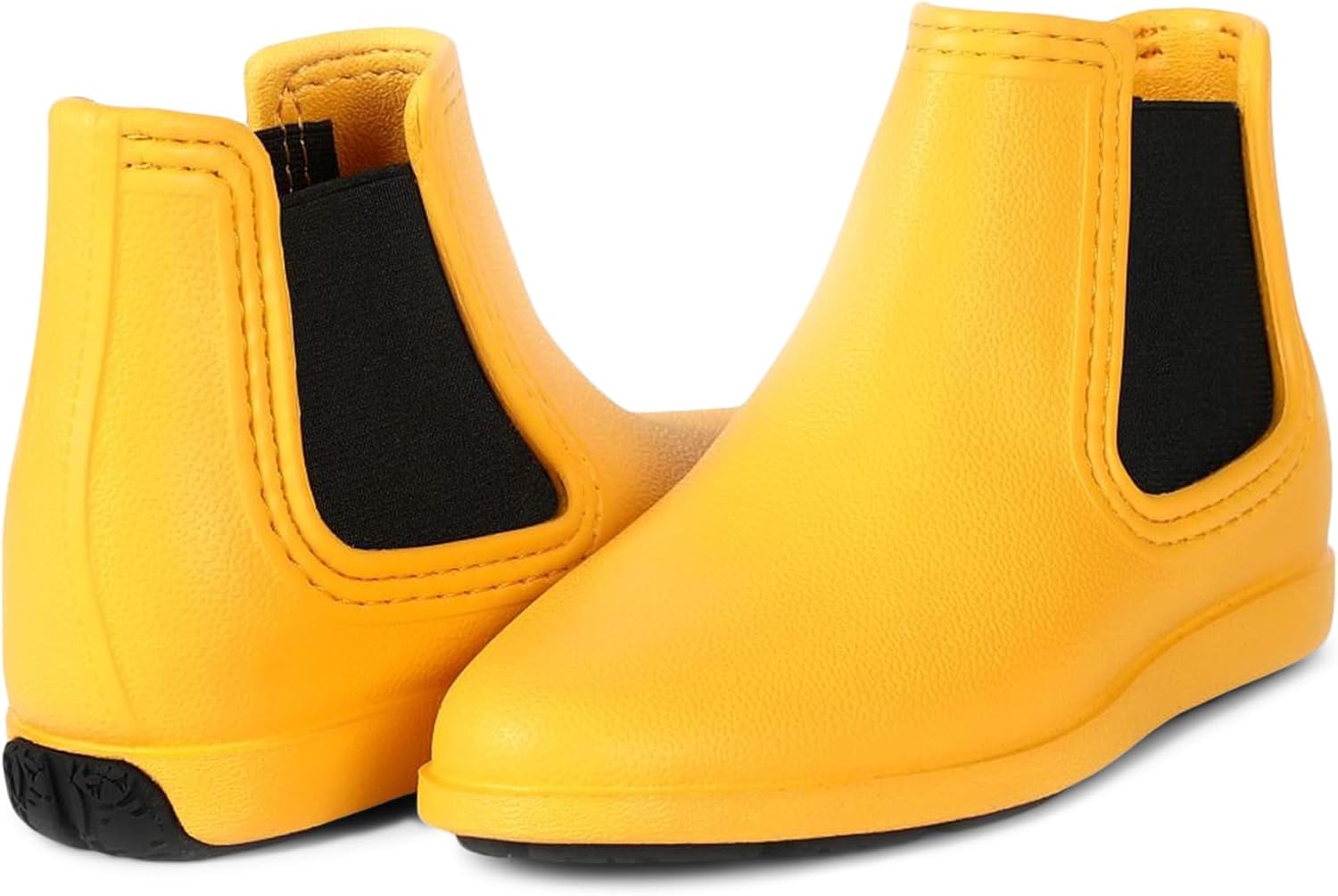 

Детские унисекс-ботинки Floafers Londoner (маленький и большой ребенок) Челси, Marigold/Black