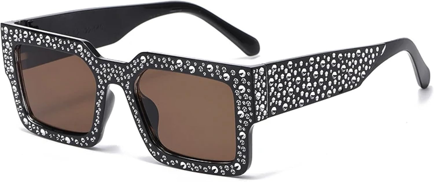 

Солнцезащитные очки с защитой UV400 | Цветные линзы с бриллиантовым блеском | Для женщин и мужчин, для занятий спортом на открытом воздухе и вождения DSVIGF, Jh18225-c5