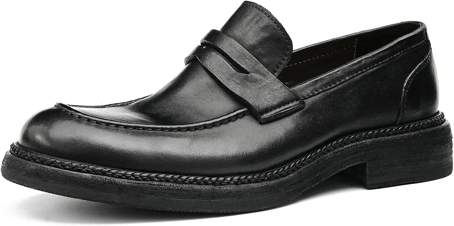 Лоферы из натуральной кожи Vintage Horsehide, Black WinDhana
