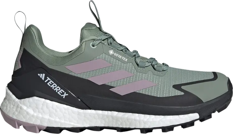 Кроссовки Wmns Terrex Free Hiker 2.0 GORE-TEX 'Silver Green Preloved Fig', зеленый