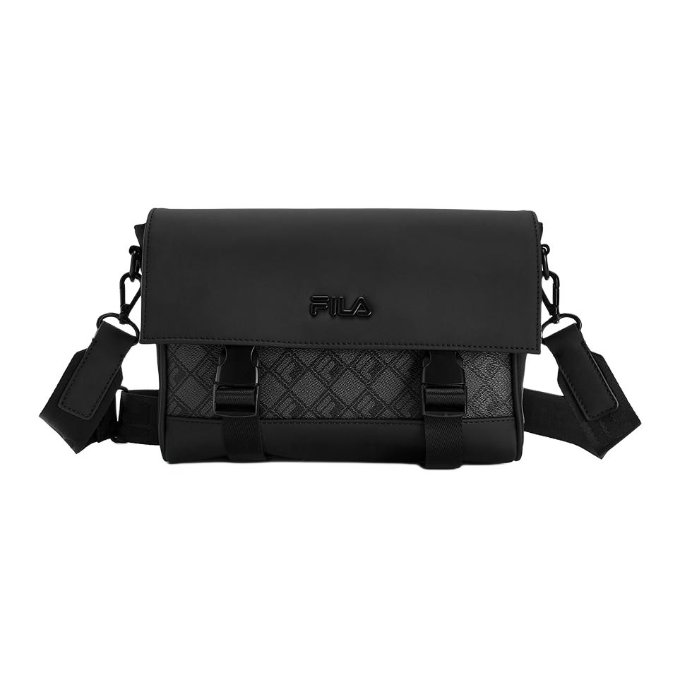 

FILA Кожаная сумка кросс-боди для мужчин черная, Black