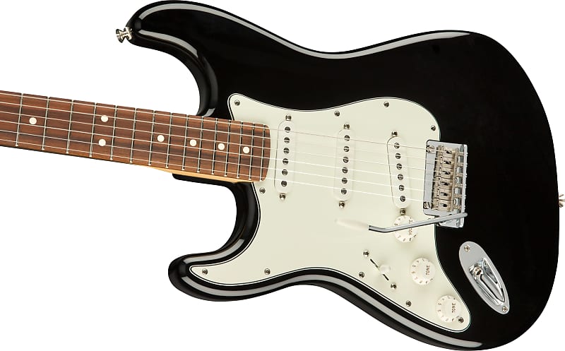 

Электрогитара Fender Player Left-Handed Stratocaster Electric Guitar, Pau Ferro Fingerboard, Black