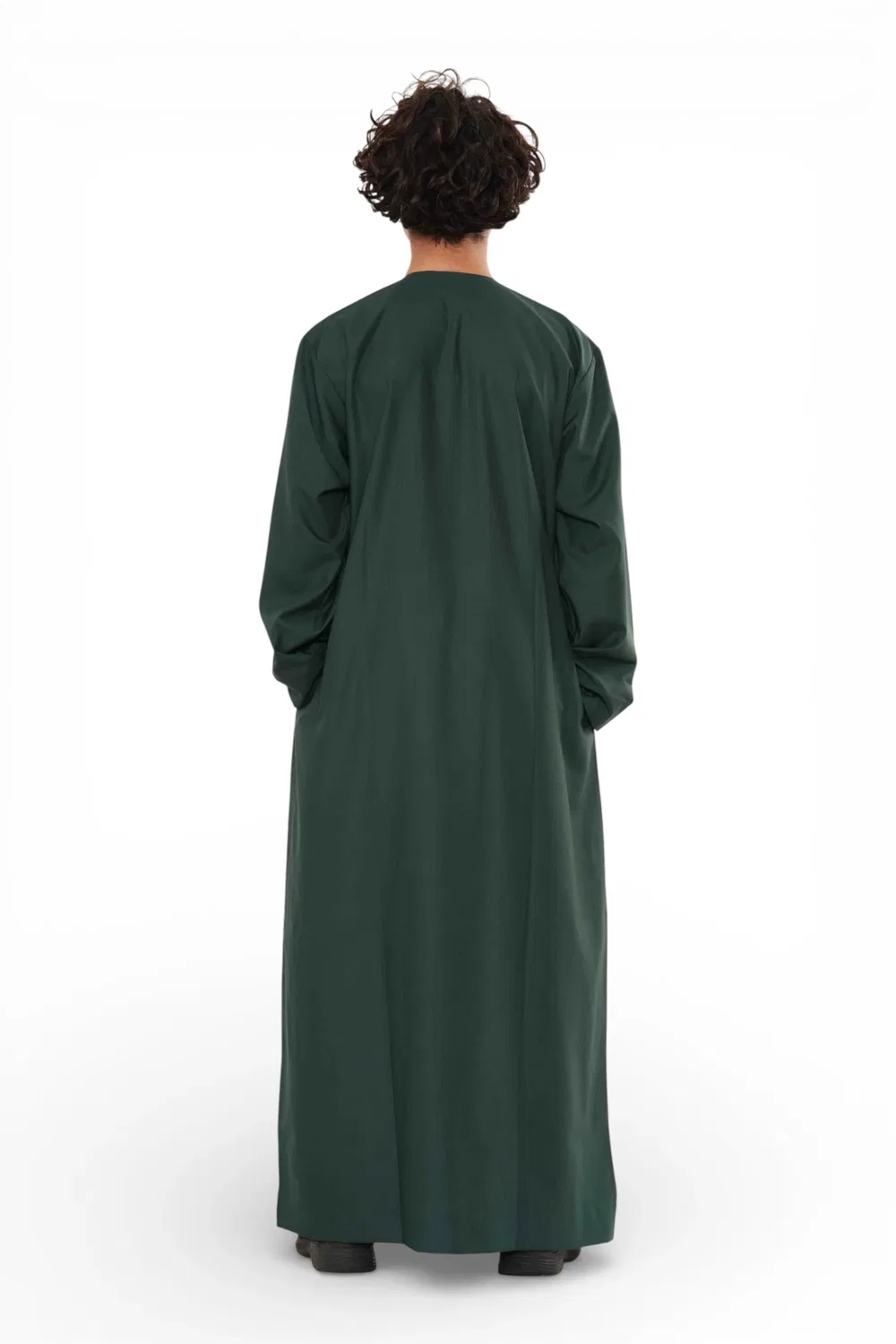 Arabic Thobes Детский зеленый марокканский халат для мальчиков Ид Джеллаба Рамадан Ид Джубба - K-HM10 — фото 4