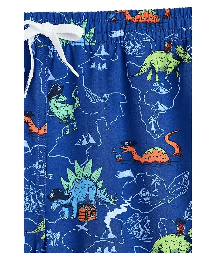 Плавки с динозаврами The Rex Marks The Spots Chubbies Kids, Bright Blue/Pattern Base — фото 3