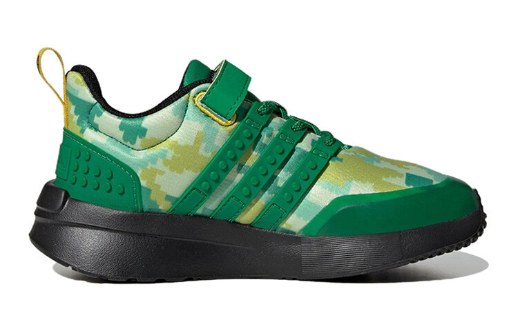 Кроссовки Adidas Racer TR21 And Top Strap LEGO Green Core Black GS — фото 2