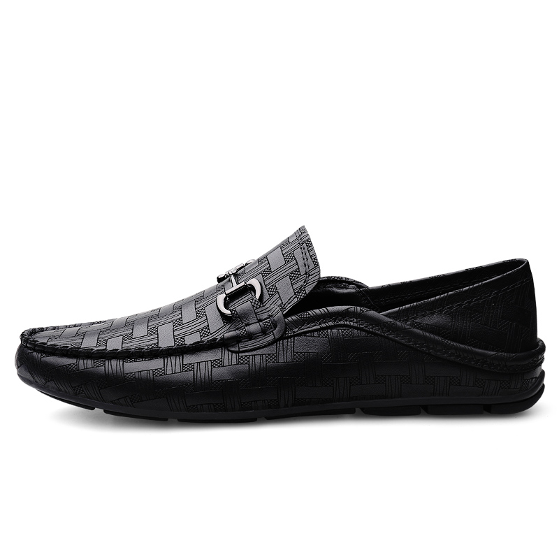 

Dao Tu Sen Лоферы унисекс черные - черные плетеные, цвет Black Woven-(82136) Guan Nan