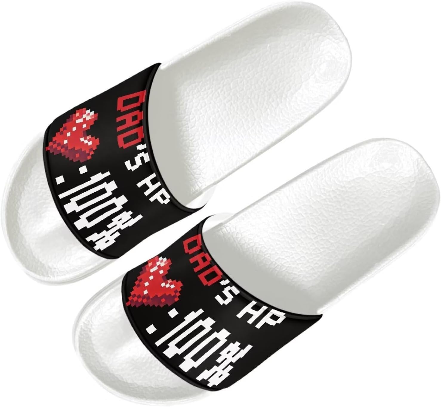 

Мужские шлепанцы Quxjehoe, быстросохнущие для душа, противоскользящие, легкие, модные летние сандалии, размеры США 5-14, Love Dad