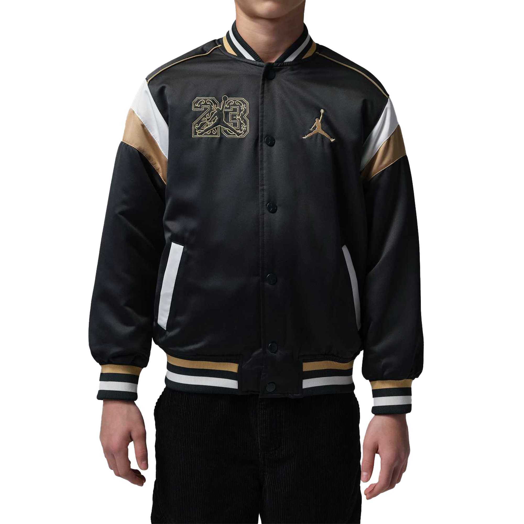 

Детская куртка с воротником-стойкой Jordan, черный