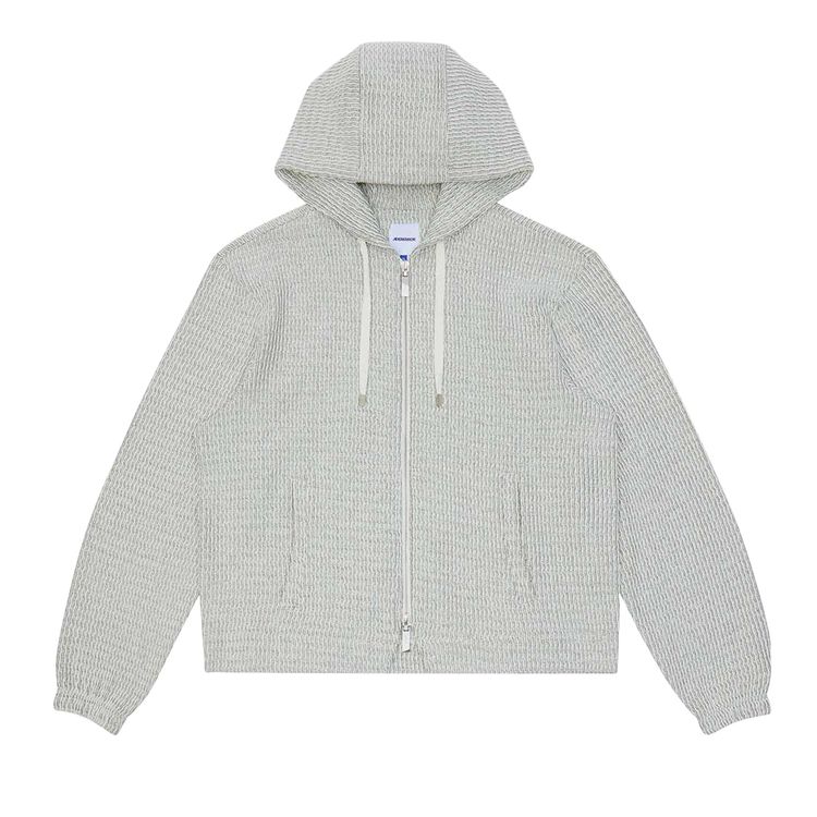 

Худи Ader Error Regular Fit Zip Hoodie 'Off White', кремовый