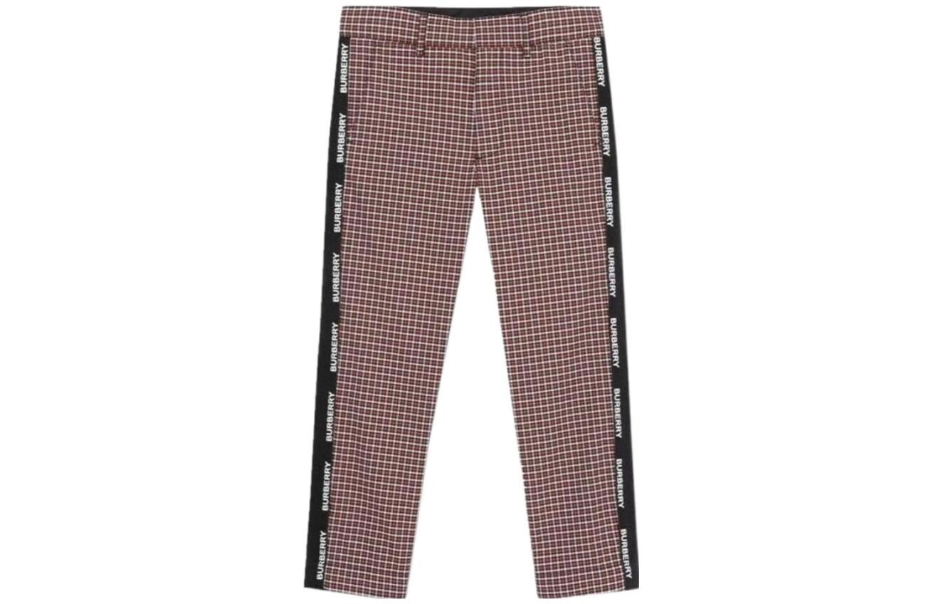 

Детские трикотажные спортивные штаны Burberry, цвет многоцветный