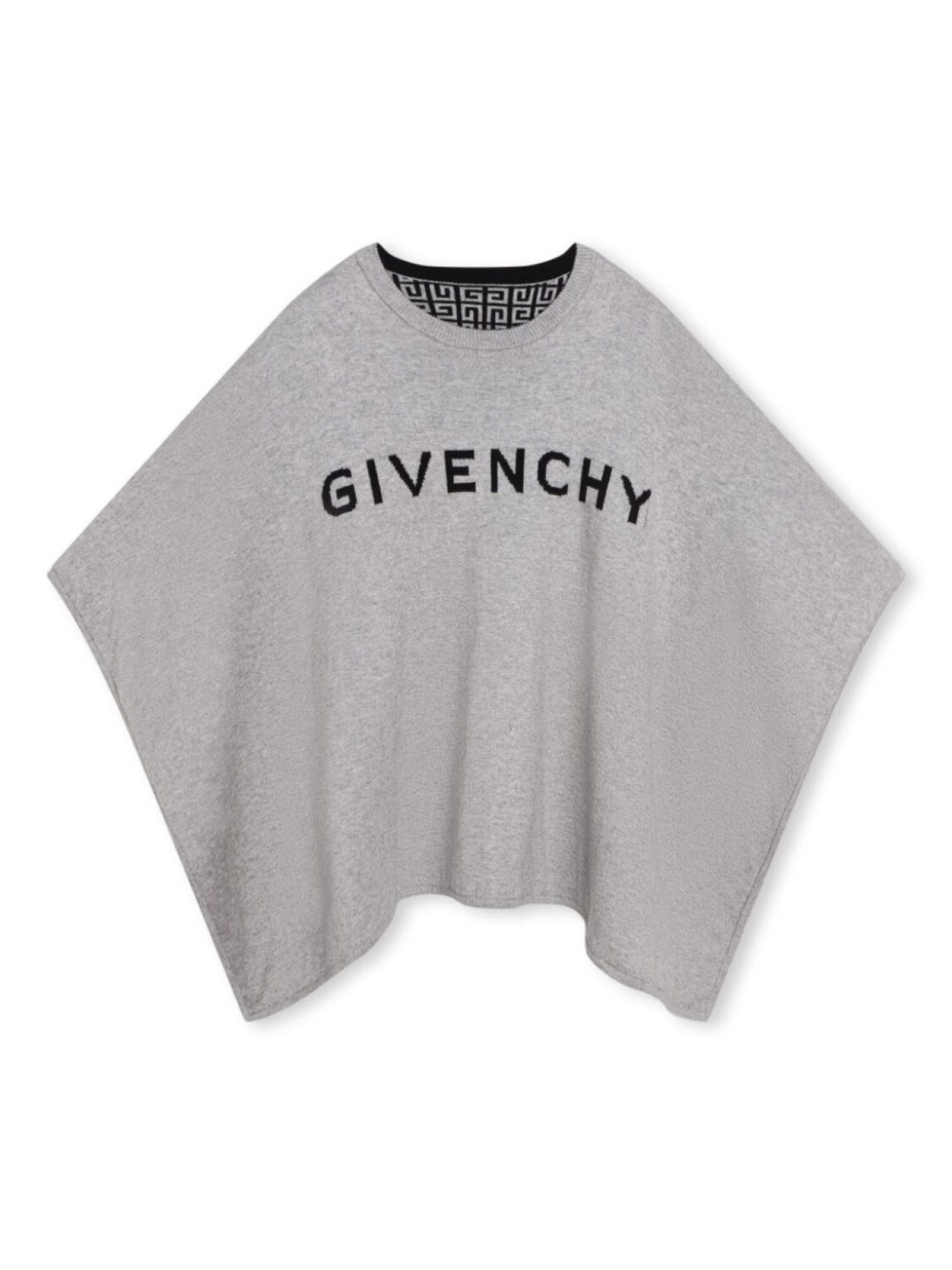 

Givenchy Kids двусторонний кейп с логотипом 4G, серый