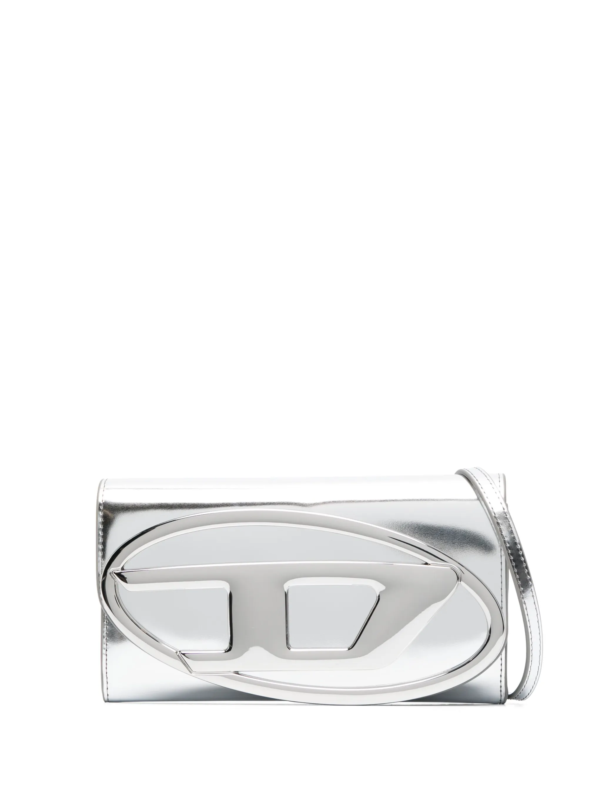 

Кошелек Long XXL на молнии Diesel, серебристый