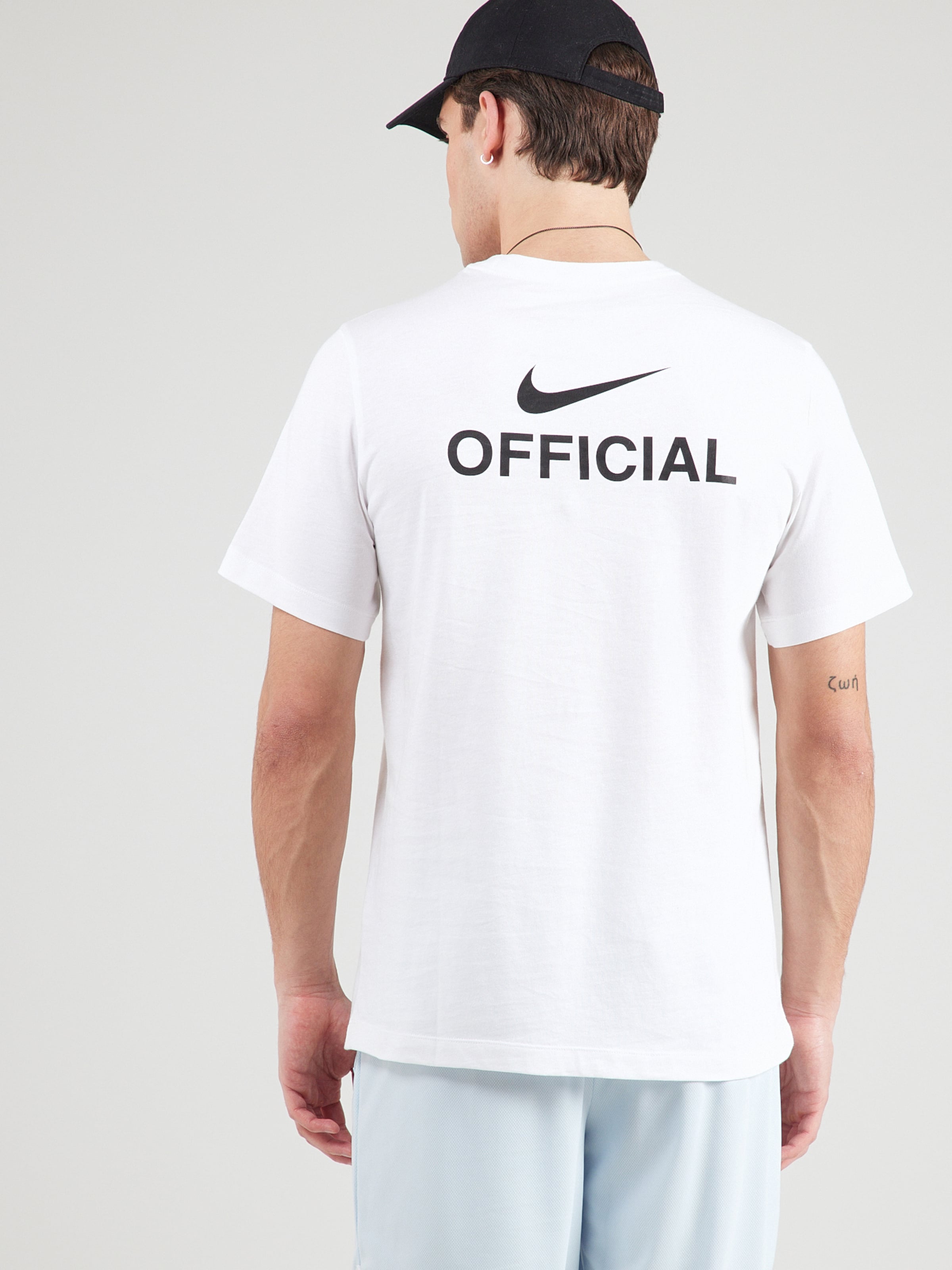 Nike Sportswear Футболка 'OFFICIAL' в белом цвете — фото 3