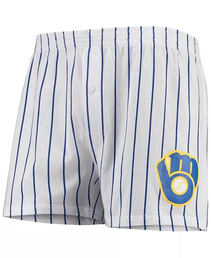 

Мужские белые боксеры Milwaukee Brewers Vigor Concepts Sport