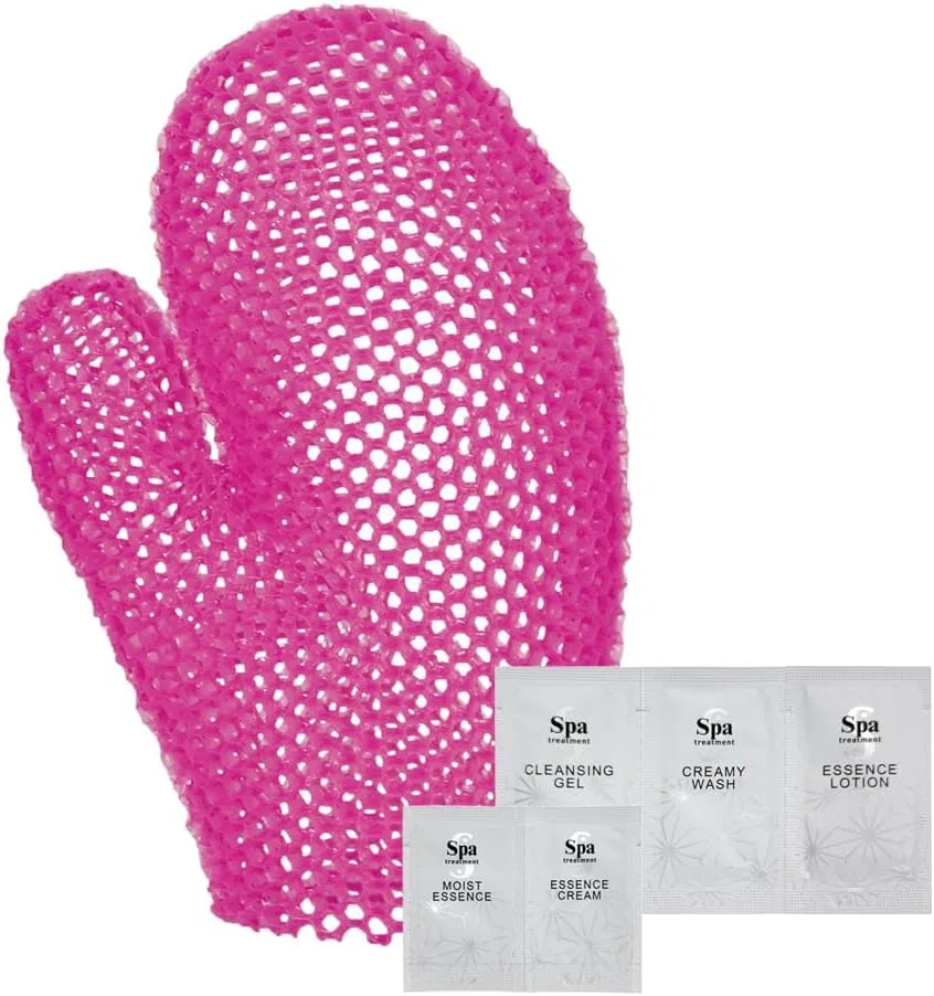 Мочалка для ванны Honeycomb Pink Set S Spa Treatment