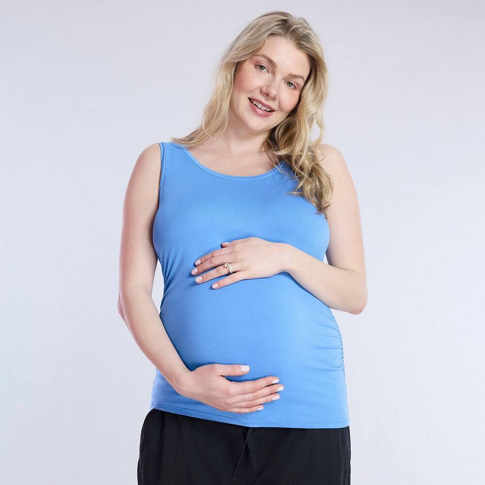 

Майка Maternity Motherhood с рюшами по бокам, цвет Provence