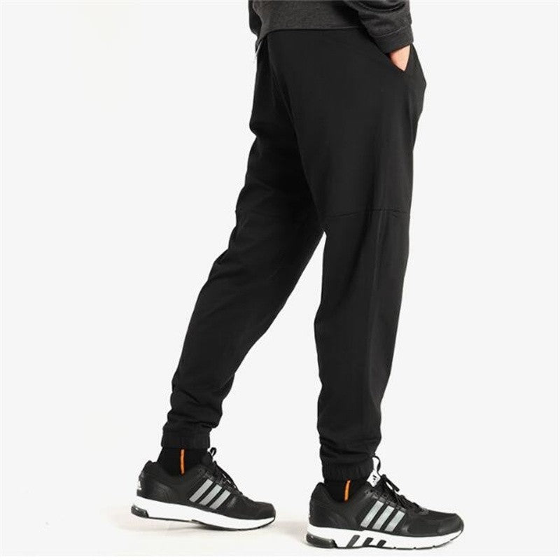 Повседневные брюки Men's adidas Alphabet Large Logo Knit Casual Pants/Trousers Black B47217 — фото 4