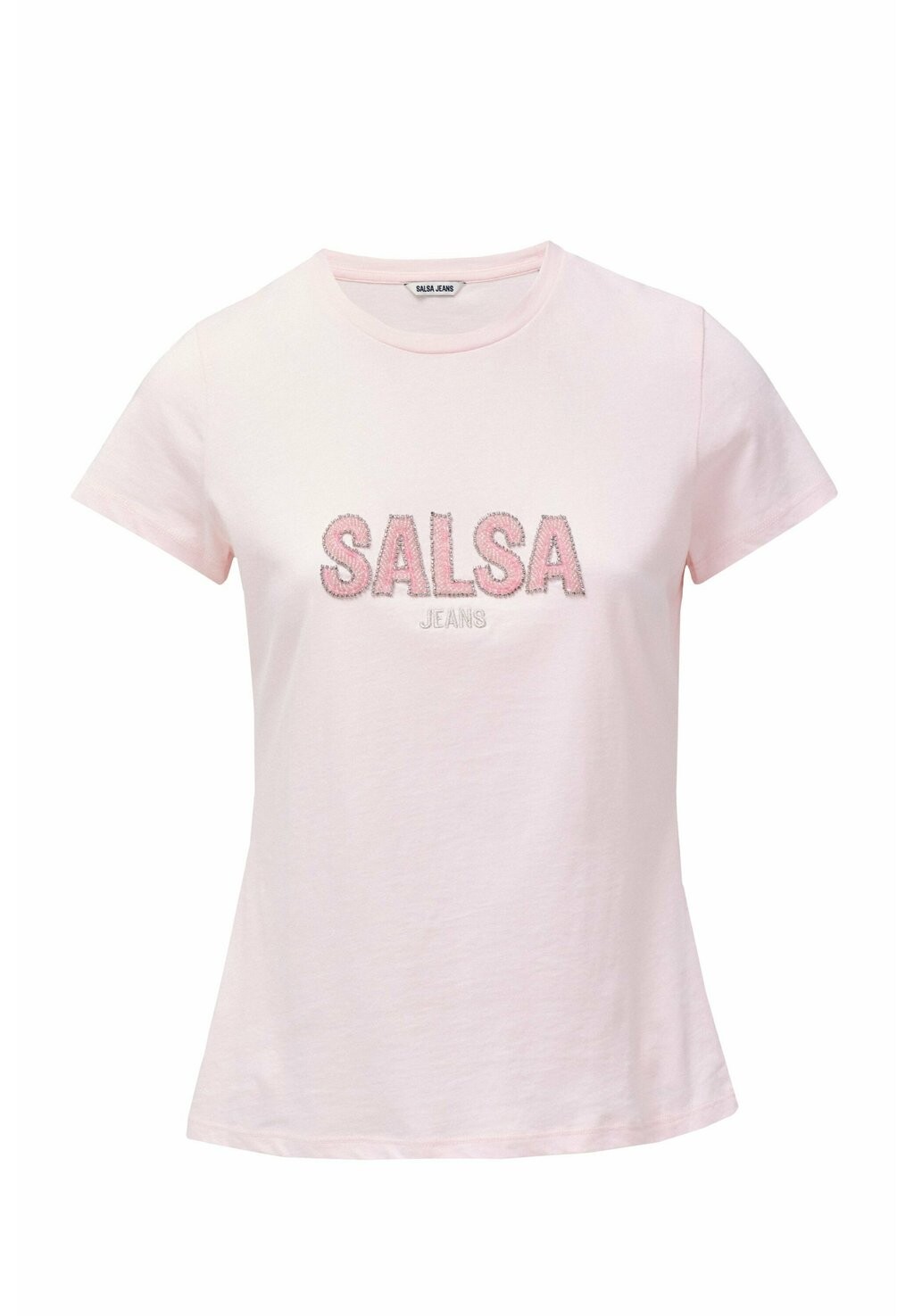 

Футболка с принтом Salsa Jeans, розовый