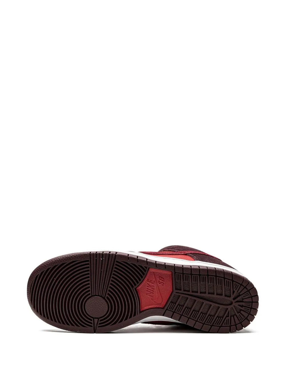 Кроссовки SB Dunk Low Nike, красный — фото 4