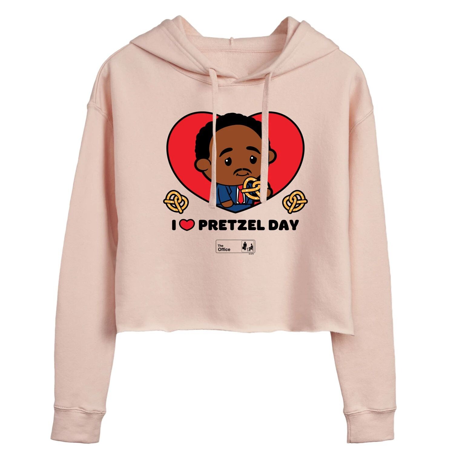 

Укороченное худи для подростков The Office Pretzel Day Licensed Character