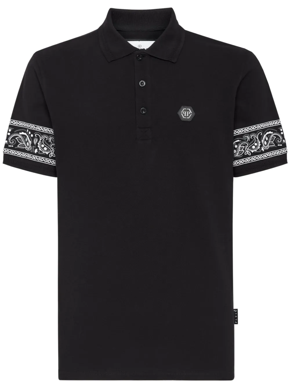 

Рубашка поло Paisley Gothic Plein Philipp Plein, черный