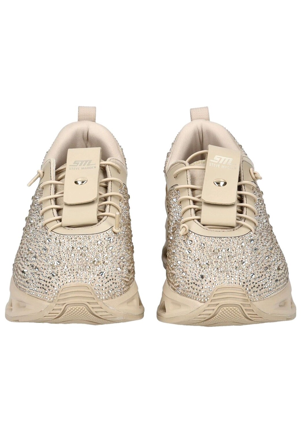 Кроссовки из искусственной кожи/текстиля STEVE MADDEN, цвет Rosegold — фото 3