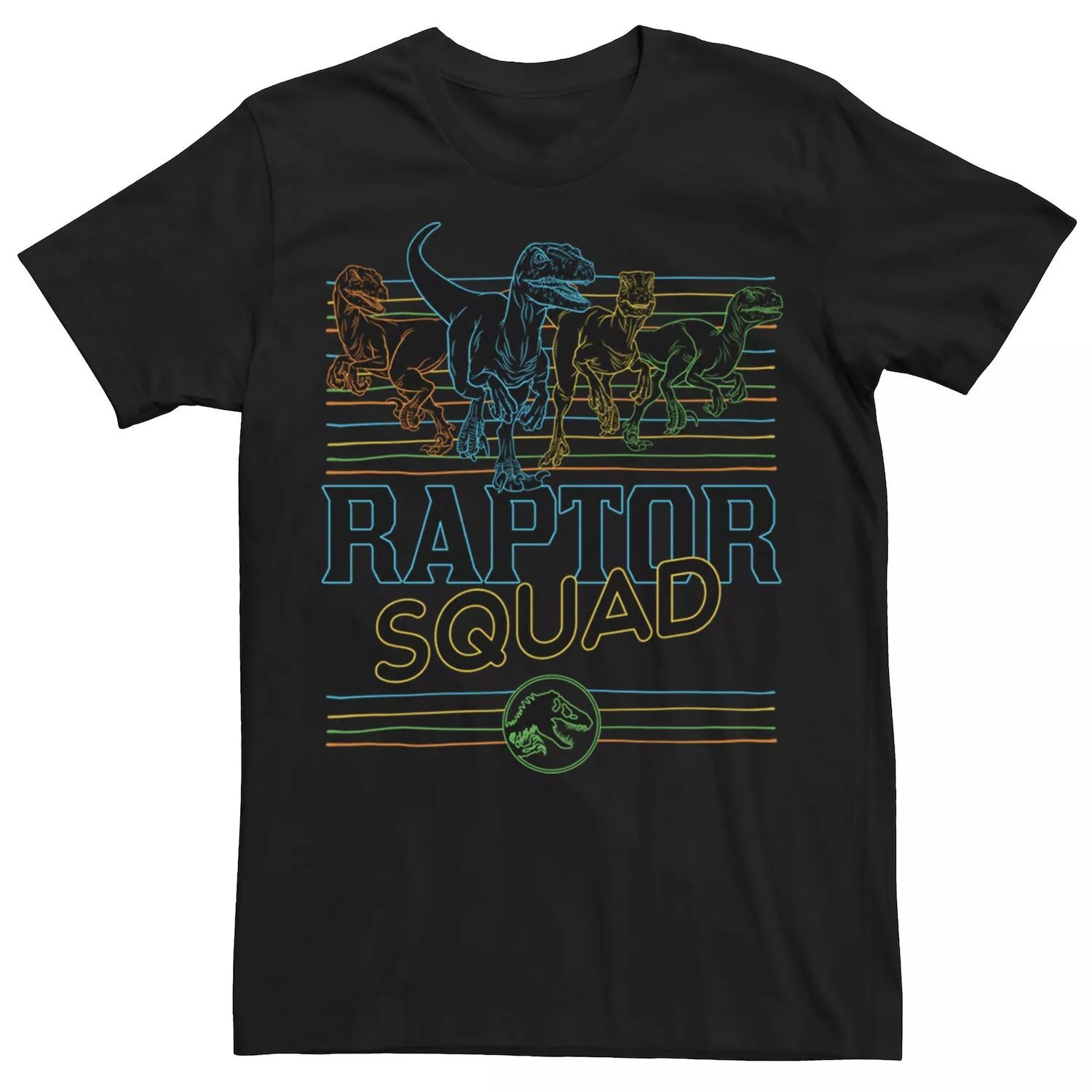 

Мужская футболка Jurassic World: Camp Cretaceous Raptor Squad Licensed Character