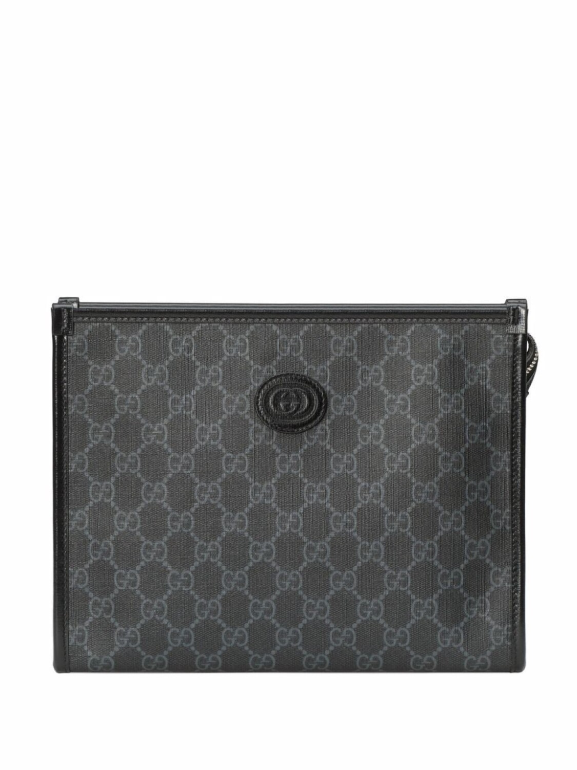 

Gucci несессер с логотипом Interlocking G, черный