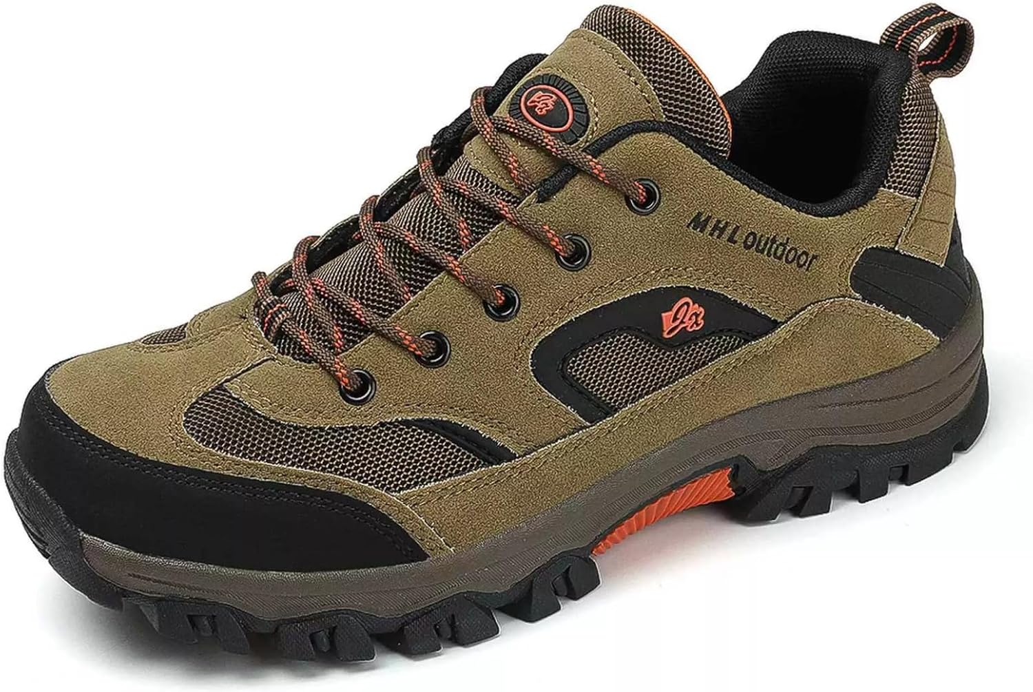 

Мужские походные туфли Нескользящие походные ботинки Дышащие ортопедические походные туфли Толстая подошва Амортизирующие Наружные для скалолазания, прогулок и кемпинга Размер 6-10,5 UK Lglmqxtm, коричневый