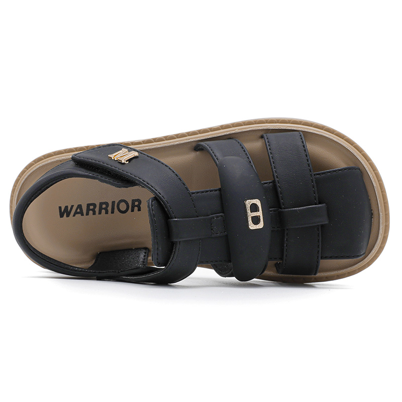 Противоскользящие детские сандалии для детей WARRIOR, черный — фото 3