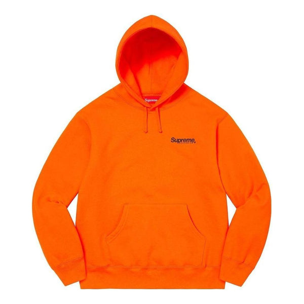 

Толстовка worldwide hooded sweatshirt 'orange black' Supreme, оранжевый