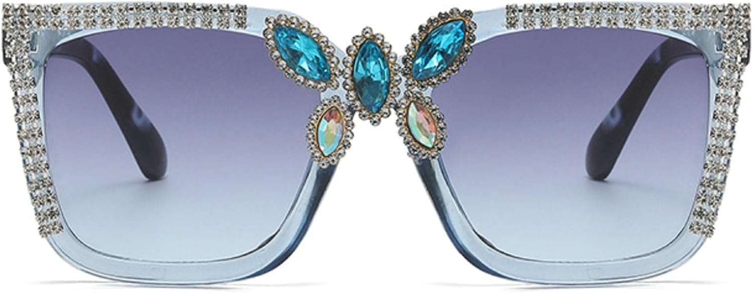 

Большие квадратные солнцезащитные очки в персонализированной оправе, украшенные стразами, для вечеринок, модные солнцезащитные очки для женщин с бриллиантами mincl, C5