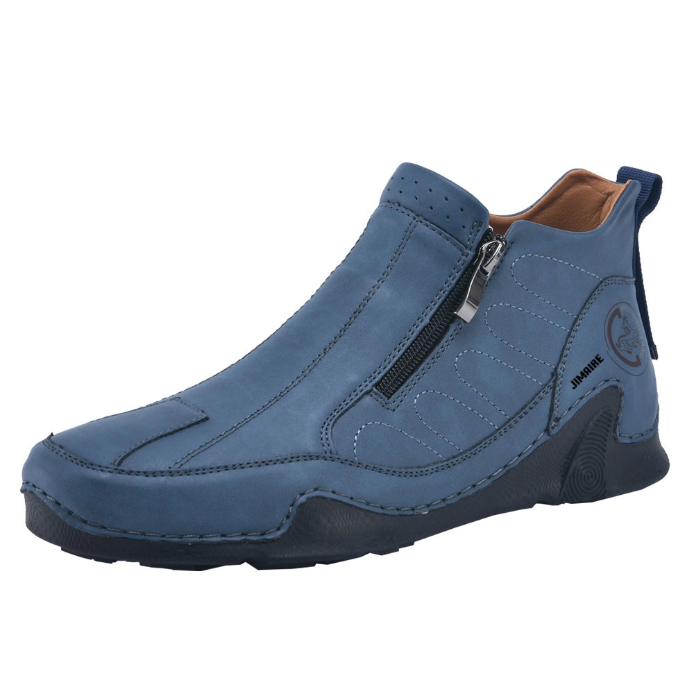 

King Jinmai Мужские повседневные кеды Mid Top синие, цвет Blue