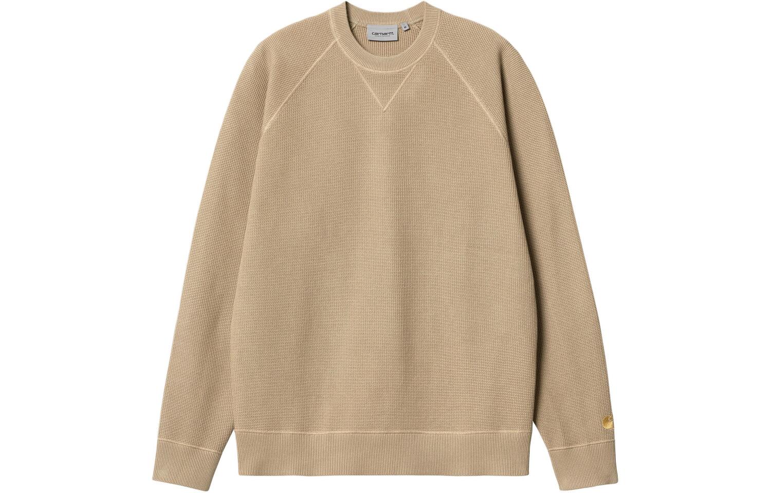 

Carhartt WIP SS24 Chase Свитер трикотаж мужской Gold