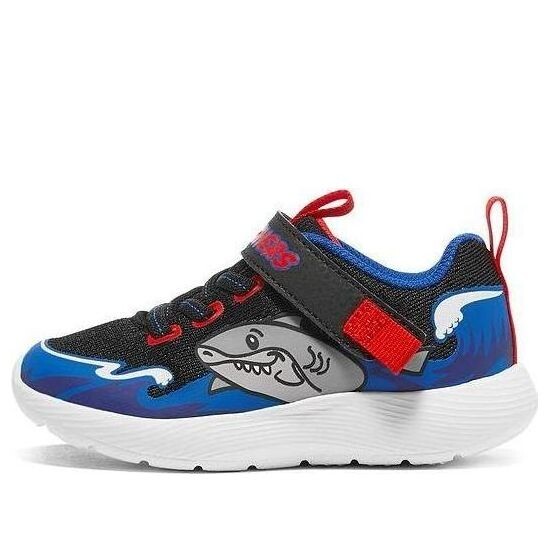 

Кроссовки dyna-lite shark-wave shoes 'black blue red' Skechers, черный