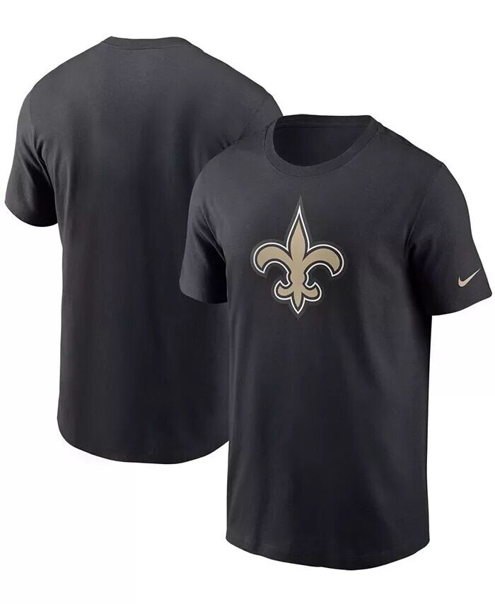 

Мужская черная футболка с логотипом New Orleans Saints Primary Nike