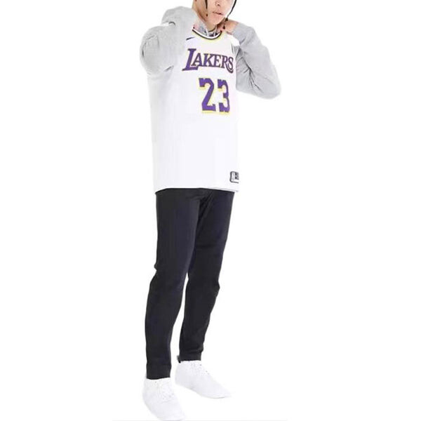 Футболка nba sw20 la lakers 23 leborn james association swingman джерси Nike, белый — фото 3