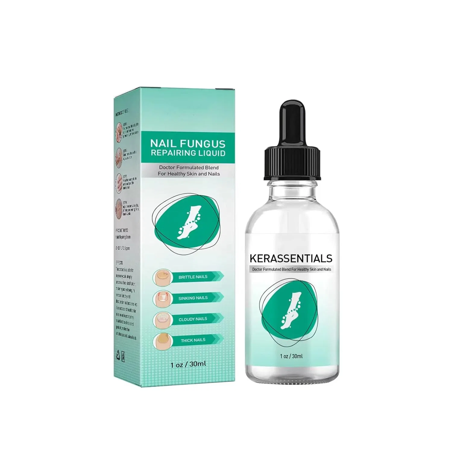 Масло Kerassentials для лечения грибка ногтей на ногах, 2 шт. Grindrom, Pack Of 2