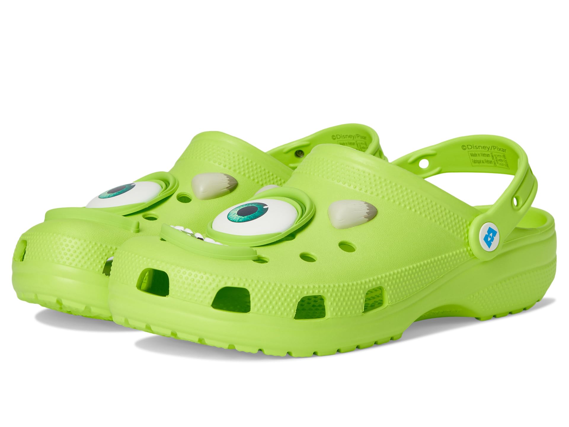 Сабо Unisex Crocs Disney & Pixar Monsters, Inc. Mike Classic Clog, цвет Mike Wazowski