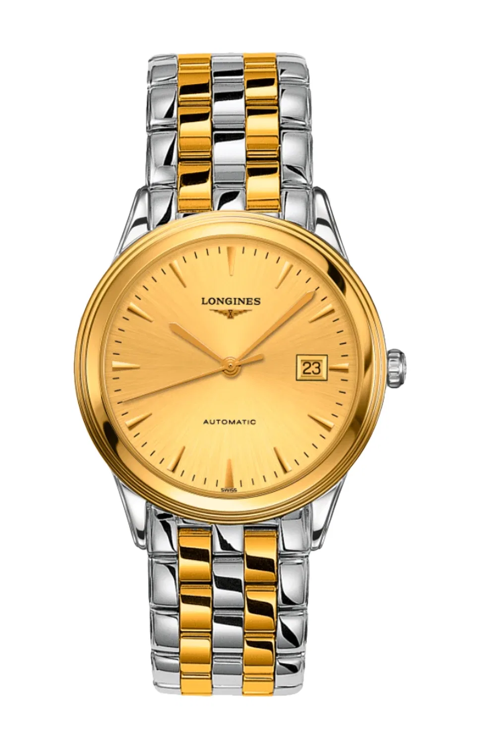 ФЛАГМАН - L4.974.3.32.7 LONGINES, золотой