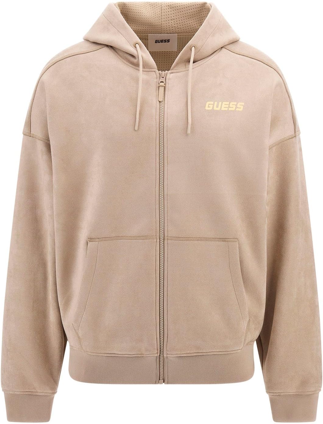 

Толстовка с капюшоном и молнией GUESS Daril для мужчин, Pasadena Stone