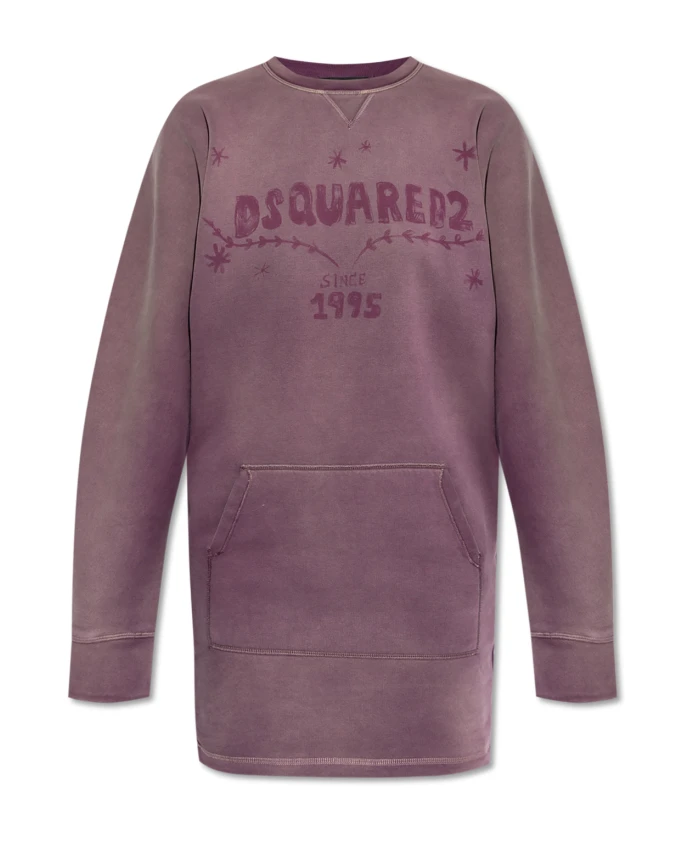 

Толстовка с логотипом Dsquared2, фиолетовый