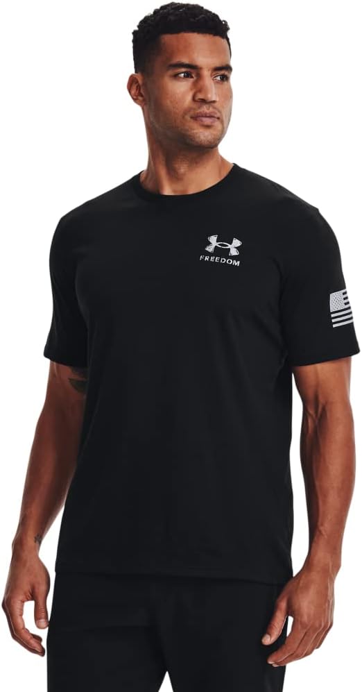 

Мужская футболка Under Armour Freedom Eagle, Black (001)/Royal Blue, Черный, Мужская футболка Under Armour Freedom Eagle, Black (001)/Royal Blue