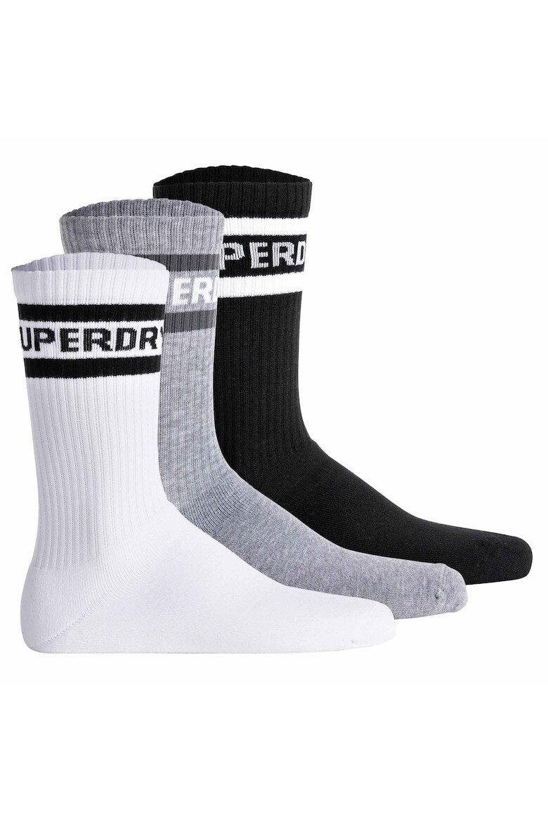 

Длинные носки Coolmax — 3 пары Superdry, черный