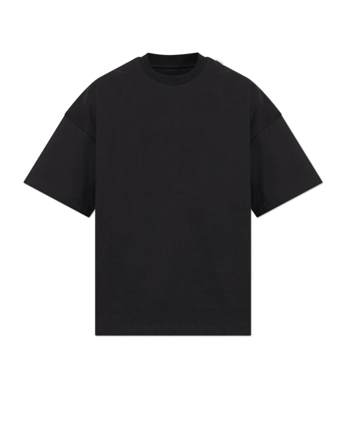 

Хлопковая футболка Jil Sander, черный