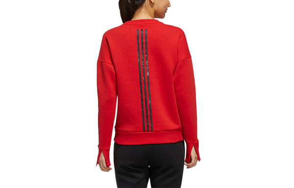 Свитера оригиналы cny swt толстовка красная Adidas, красный — фото 2
