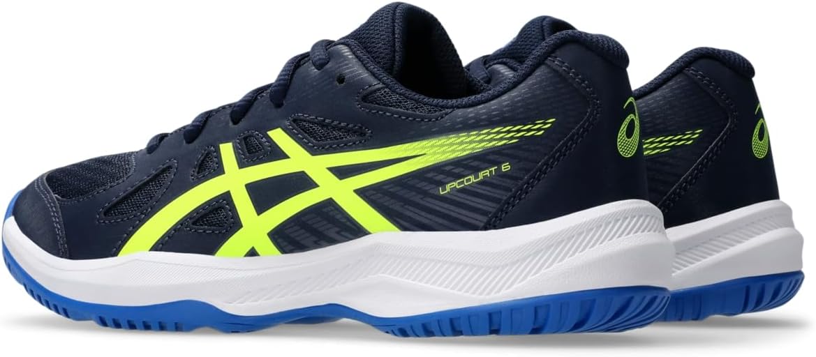 Кроссовки ASICS Unisex-Child Upcourt 6 GS, желтый — фото 3