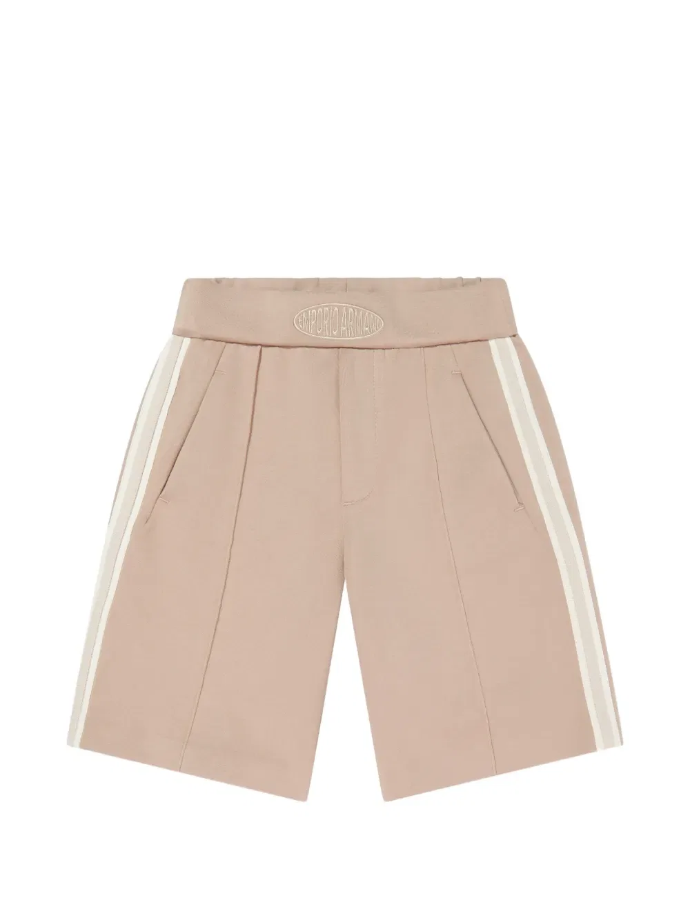 Шорты с боковой полосой Emporio Armani Kids, нейтральный