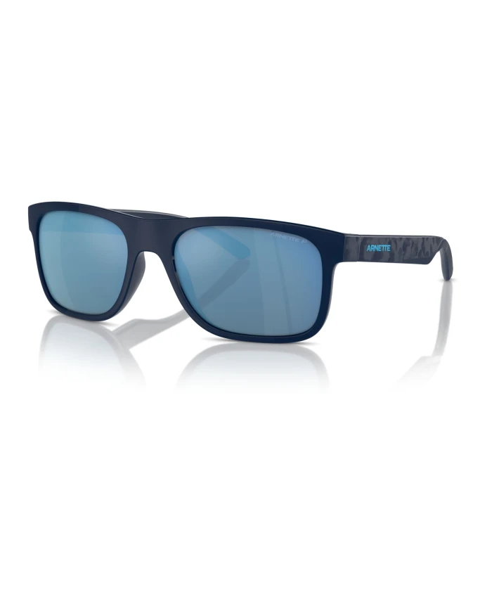 

Матовые синие солнцезащитные очки с синим зеркальным покрытием Arnette, синий